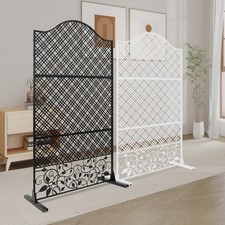 Metal Privacy Screen Outdoor Privacy Screen Decorative Outdoor Divider 100x185CM