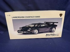AUTOart 1/18 Lamborghini Countach 5000S Black Millennium