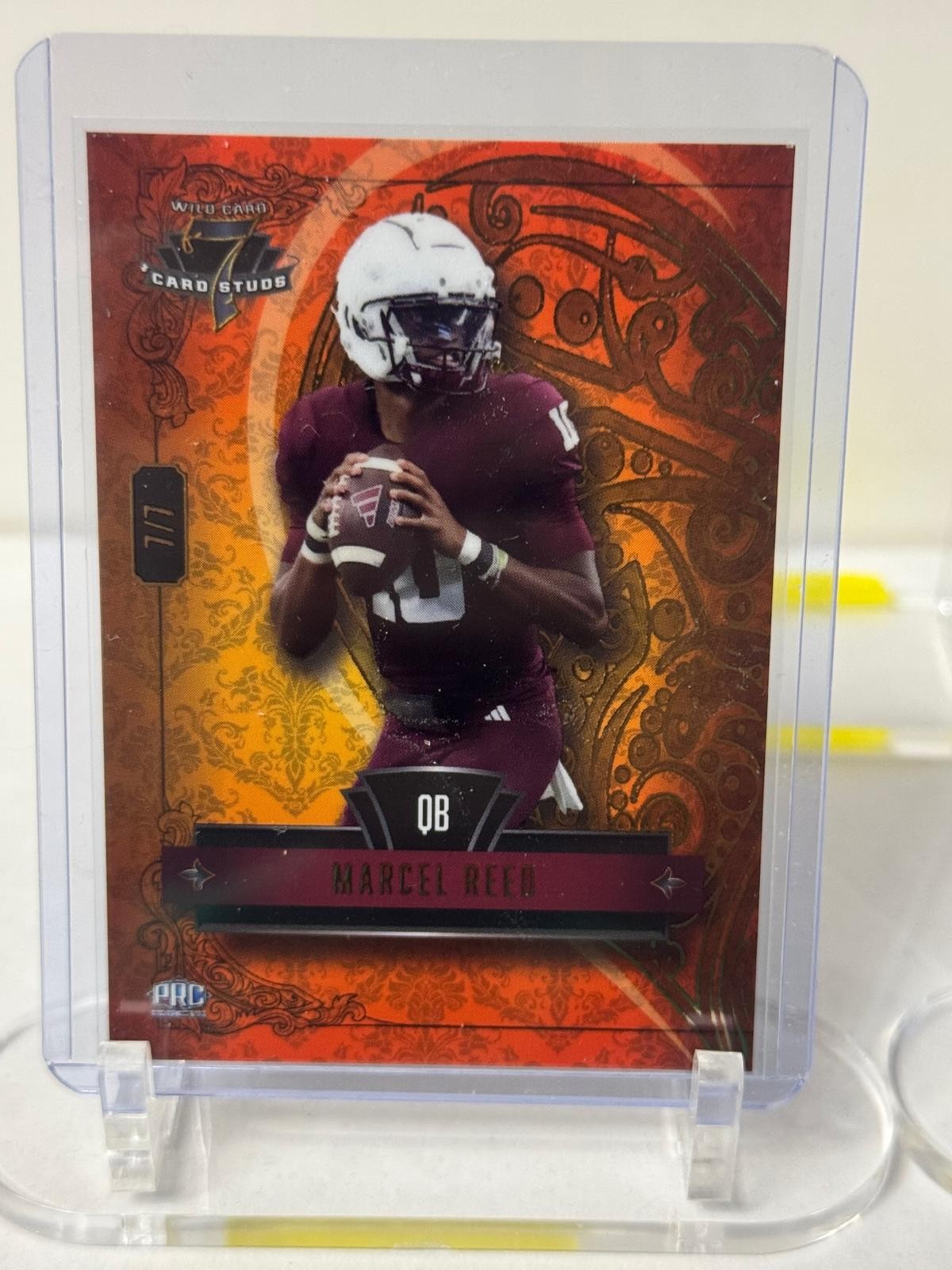 2026 Wild Card Marcel Reed 7 Card Studs #/7