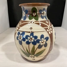 E.H Williams Cynwyd Studio Arts & Crafts Stoneware Vase / Handmade Wales UK