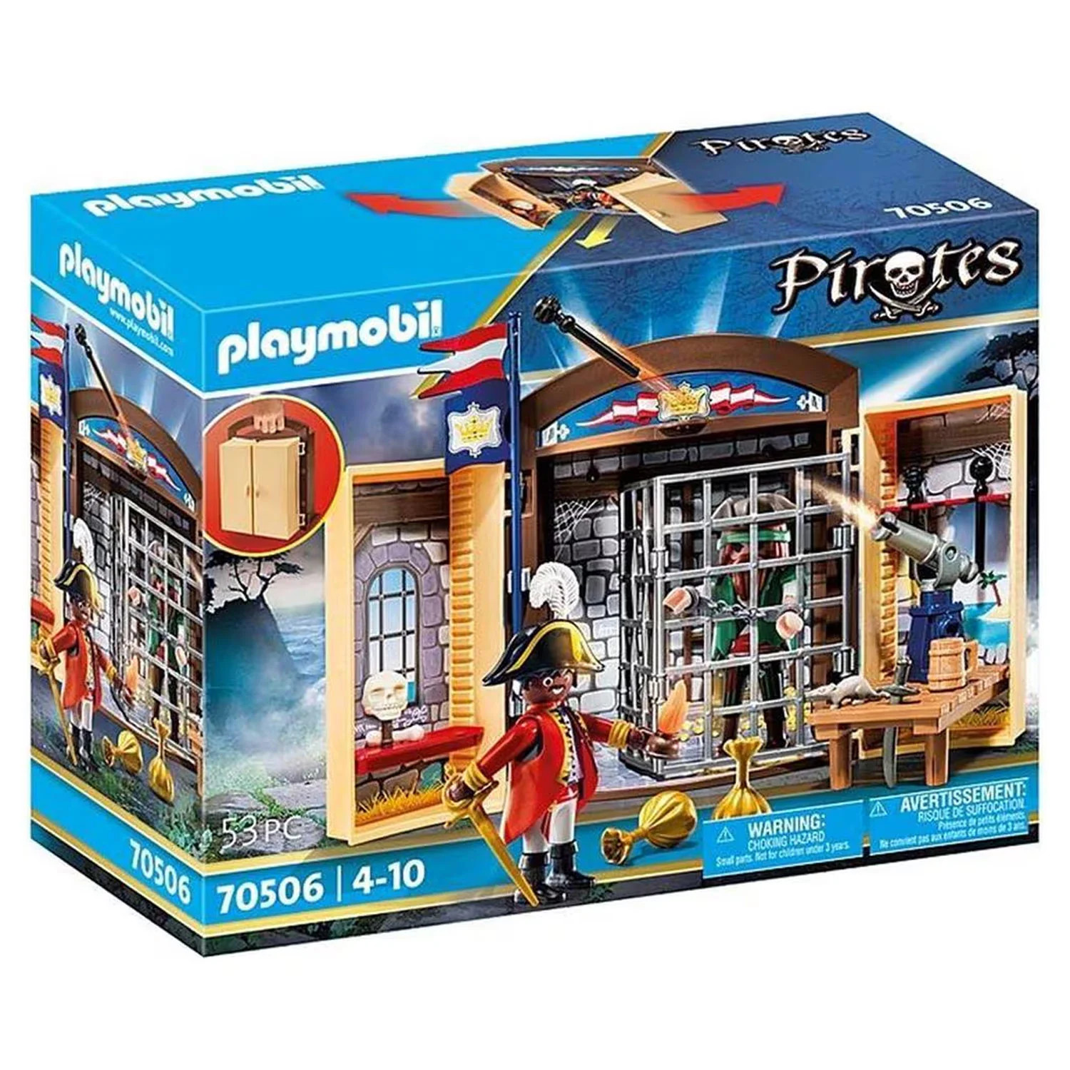 Playmobil – Play Box ‘avamposto Della Marina Con Pirata’