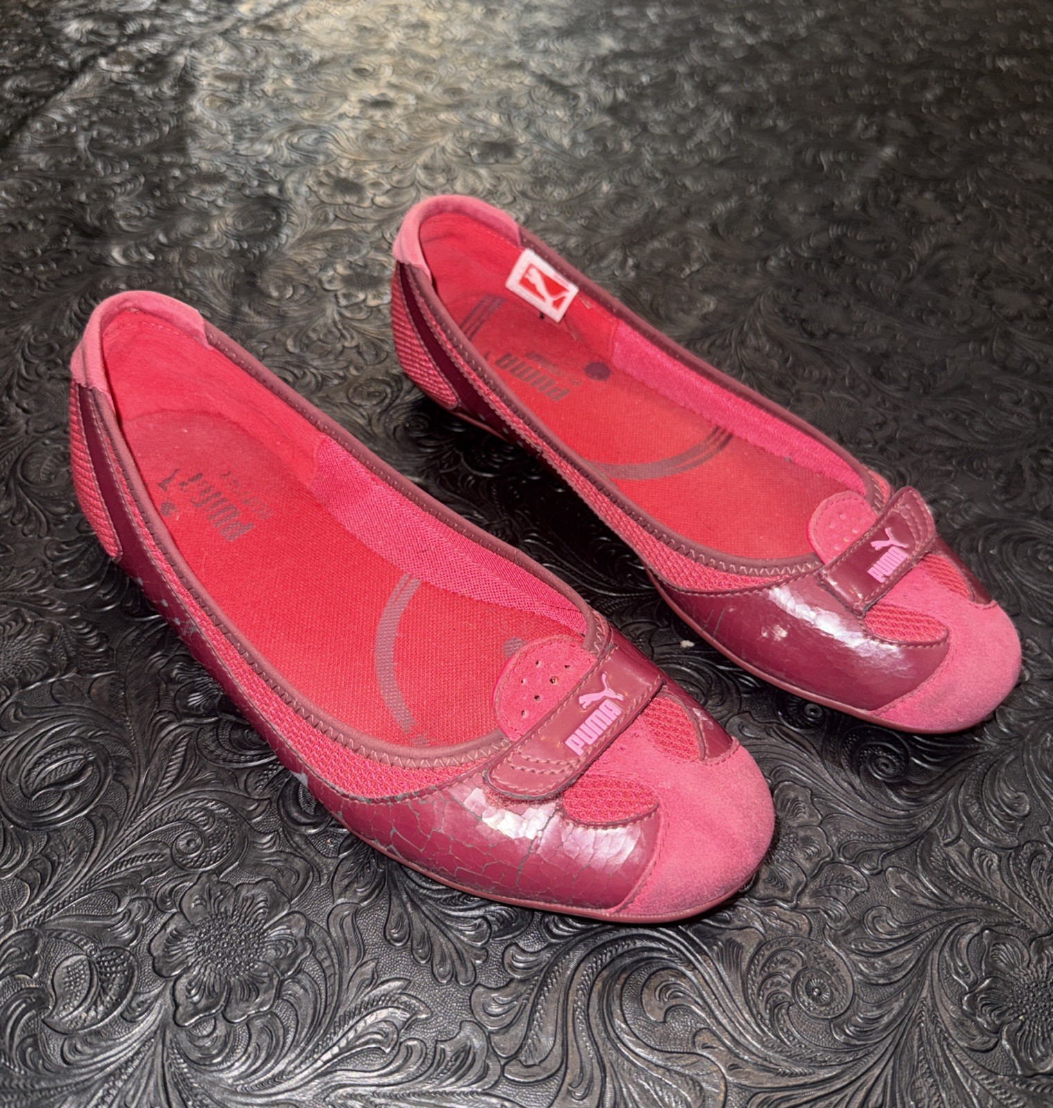 Rare Puma Zandy Ballet Flats Women’s Size 7.5-8 U.S. French Girl Sporty Vintage
