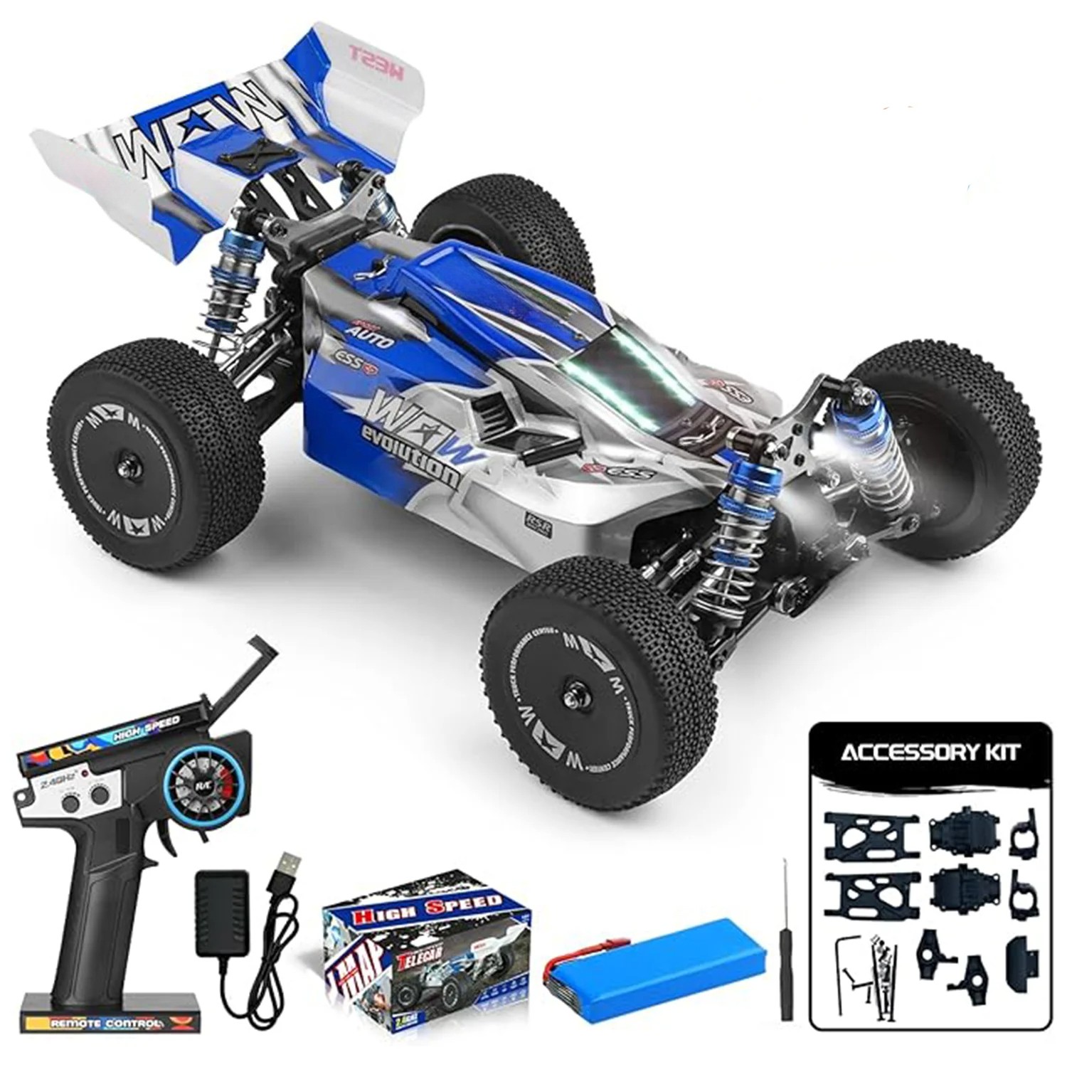 S For Adults , Max 43 Mph Off-road Fast Rc Car,upgraded Version(144001v2)