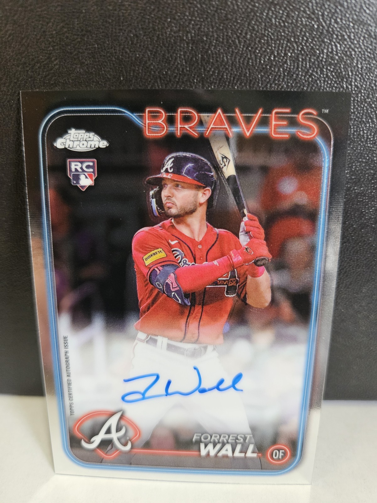 2024 Topps Chrome #RA-FW Forrest Wall Rookie Autographs