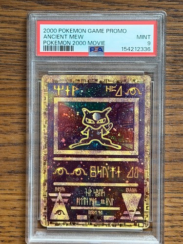 Pokemon Ancient Mew Movie Promo PSA 9 Certification # 154212336