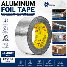 High Temperature Resistant Aluminum Foil Tape, Waterproof and Oil-proof
