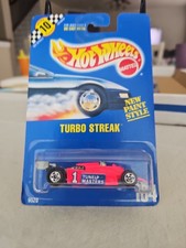 1991 Hot Wheels TURBO STREAK NO. 9520 Card #104