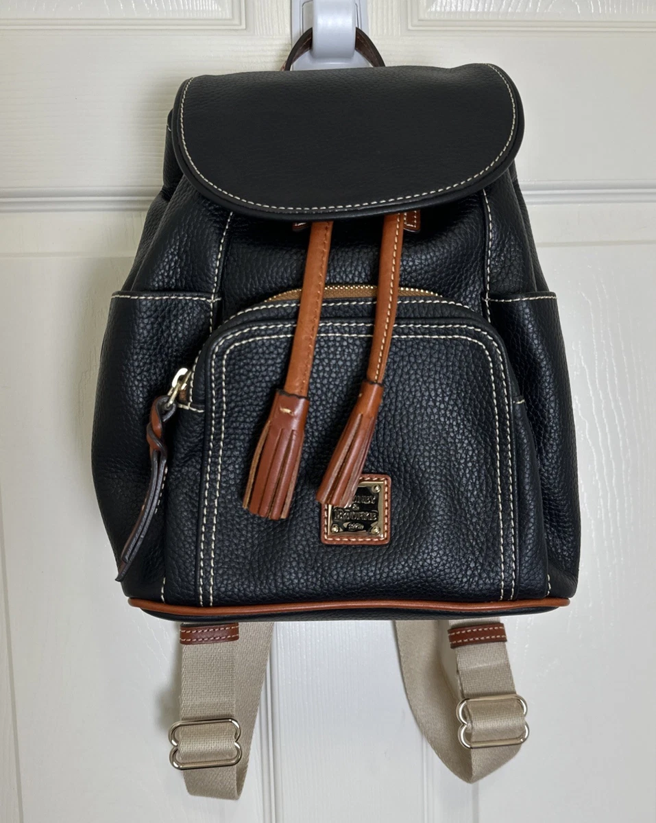 Dooney & Burke Quilted Black Gold Backpack Dooney & Bourke Backpack Black Bags & Handbags for Women for  main image 2