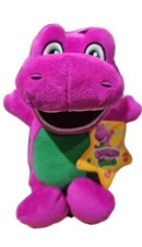Fisher-Price Barney s World Plush - Barney Purple Dinosaur Stuffed Animal 8 NEW