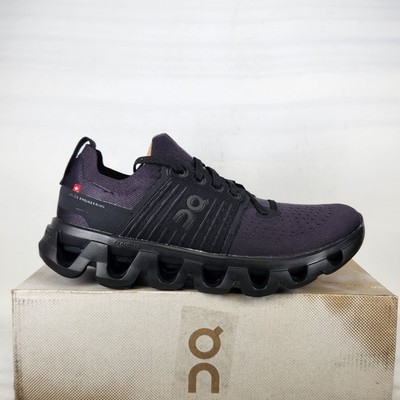 Size 9.5 - On Cloudswift 4 - Black / Eclipse - Mens