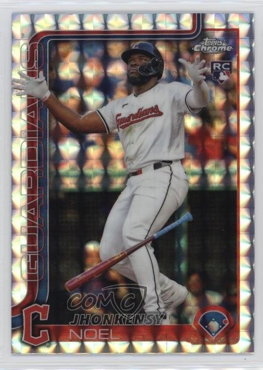2025 Topps Chrome Geometric Refractor Jhonkensy Noel #291 Rookie RC 0s5s