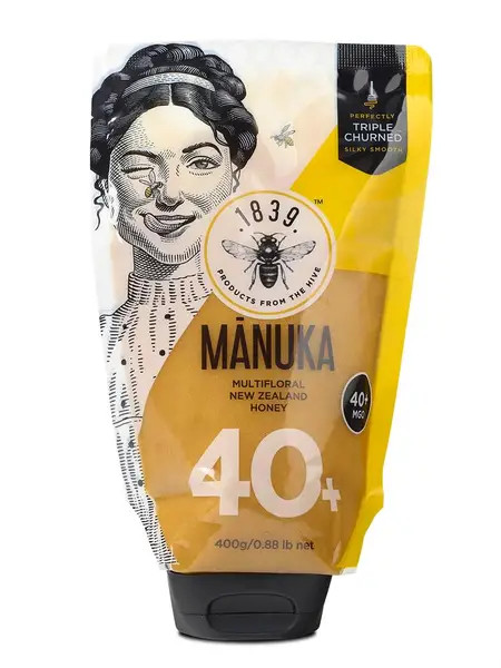 1839 MGO 40+ Multifloral Manuka Honey 400g Pouch - 4 Pack - Image 3