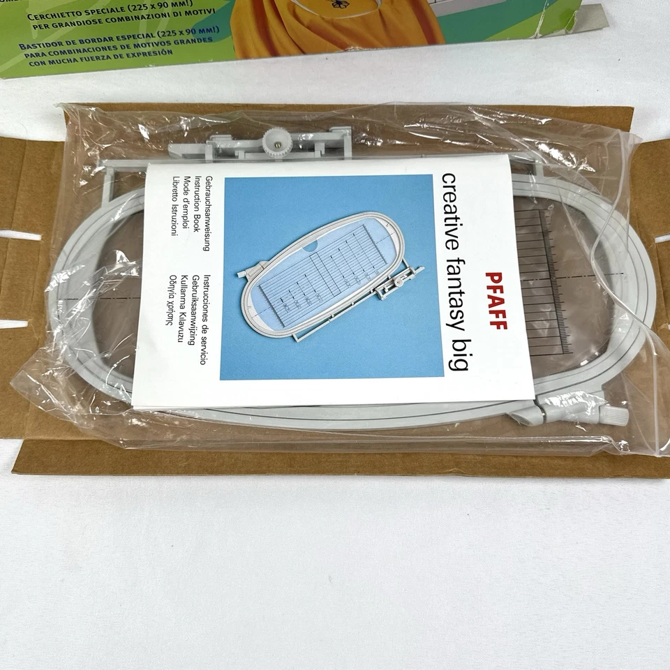 PFAFF Creative Fantasy Big Embroidery Hoop Instruction Book Box 90 x 225mm READ! - Image 3 of 4