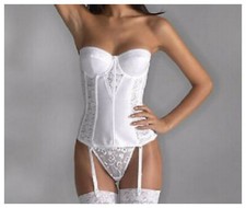 Dominique Torsolette Style 8949 Size 36B White New with tags 106.00