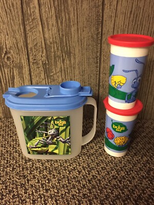 Tupperware Bug s Life 1 Qt. Pitcher And 9 Oz. Tumbler Set