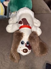 Pound Puppies Newborns Brown White Dog Plush 2022 Hasbro Basic Fun with diaper