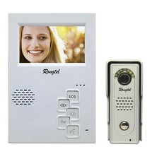 Video Intercom System: Waterproof Door Camera  4.3"Hands-free Video Doorphone
