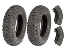 Bridgestone 4.00-10 Tires Tubes Set CT70 69-82 Front Rear Tire CT 70 Trail Wing