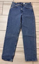 Vintage Deadstock Levi’s 550 Relaxed Fit Denim Blue Jeans 33x34 Made In USA