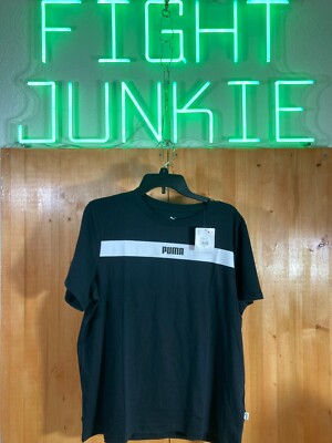 NEVER WORN! PUMA UPFRONT XL Extra Large Xtra Large Women T-Shirt Tee Shirt Black