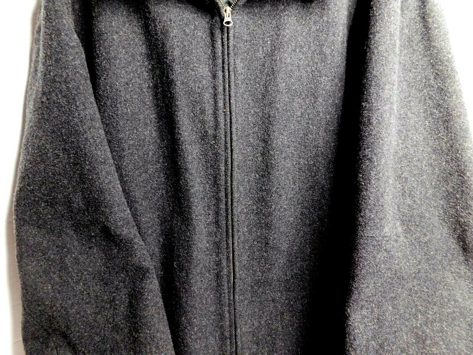 XXL GAP Men's Wool Overcoat Black Gray Winter Wear - image 3