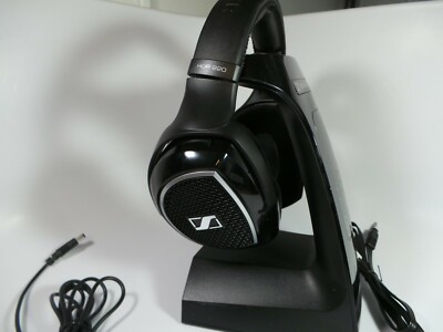 Sennheiser RS220 Wireless Headphones with Charging Stand and Sennheiser RS220 Wireless Headphones with Charging Stand and