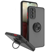 For Samsung Galaxy A13 5G Hybrid Protective Hard TPU Ring Metal Stand Case Cover