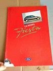 FORD FIESTA MKIII MK3 MK 3 TERZA SERIE DEPLIANT BROCHURE ITALIANO APRILE 1989