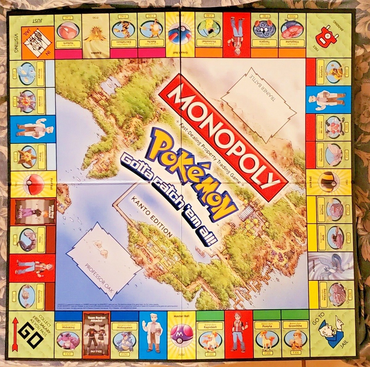 Monopoly Pokemon Kanto Edition Board Game Complete | eBay