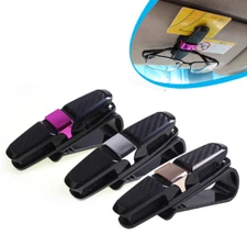 1PCS Glasses Holder for Car Sun Visor Sunglasses Clip Card Ticket Holder Clip