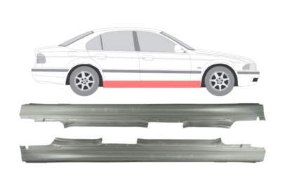 Für BMW 5er E39 1996-2004 LIMO/KOMBI Voll Schweller Reparaturblech/ Paar