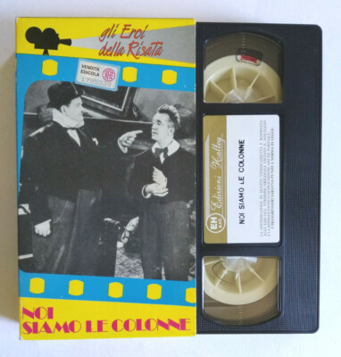 Vhs Wir sind die Säulen Stanlio Ollio Helden Lachen Film Komödie Vintage (V48)