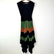 Ulla Johnson Dress Women 2 Maysha Maxi Ruched Pleat Flare Asymmetric Party No