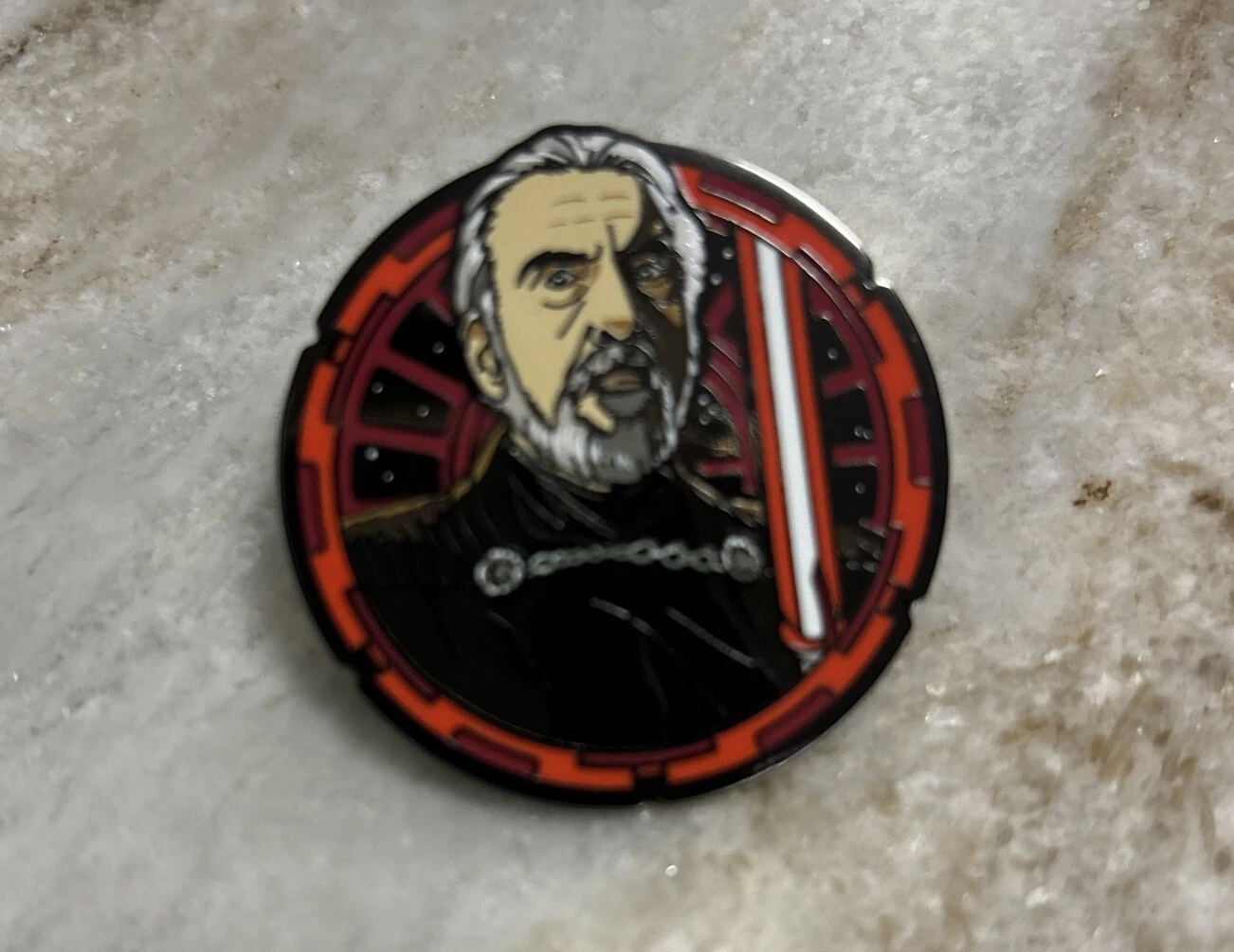 2024 Figpin Star Wars Mystery Mini Common Count Dooku Pin Y373 (Locked)