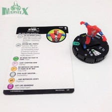 Heroclix DC Rebirth set Steel 023a Uncommon figure w/card 