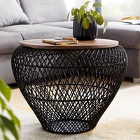 Couchtisch Finebuy Sofatisch Rund Metall Ø 60 Cm Tisch Wohnzimmertisch Schwarz