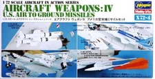 Hasegawa 35004 US Aircraft Weapons IV 1/72 Scale US Air to Ground Missiles