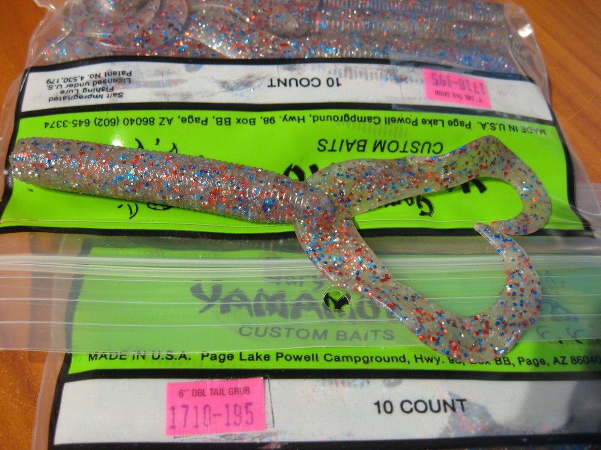 Gummifische Gary Yamamoto Doppelschwanz Hula Grub - Leurre de la pêche