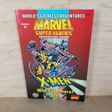 Marvel Superheroes Adventure Game #1 X-men Who Goes There? TSR SAGA Marvel Superheroes Adventure Game #1 X-men Who Goes There? TSR SAGA - Image 1