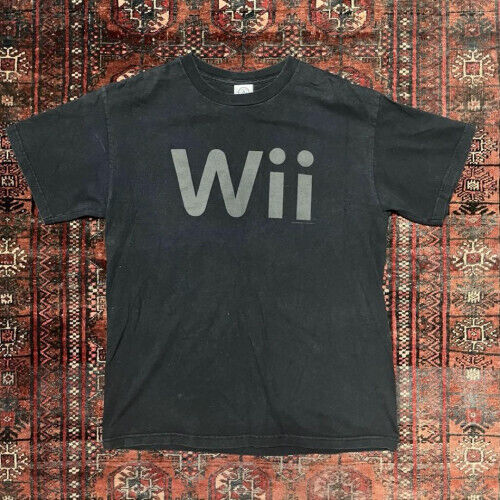 00S Nintendo Wii Logo T-shirt Official game L | eBay 00S Nintendo Wii Logo T-shirt Official game L | eBay