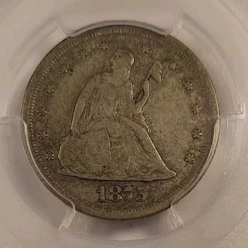1875-S Twenty Cent Piece 20C PCGS VF20 - Image 2 of 4