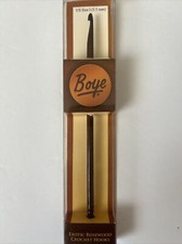 Boye Exotic Rosewood Crochet Hook Sz i  5.5m New in box