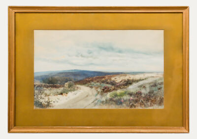 Reginald Daniel Sherrin (1891-1971) - Aquarell, Heideweg Mit Heidekraut