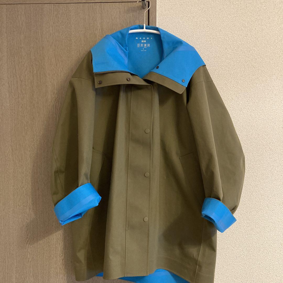 UNIQLO MARNI Block Tech Half Coat size M (US S) Olive JAPAN UNIQLO MARNI Block Tech Half Coat size M (US S) Olive JAPAN
