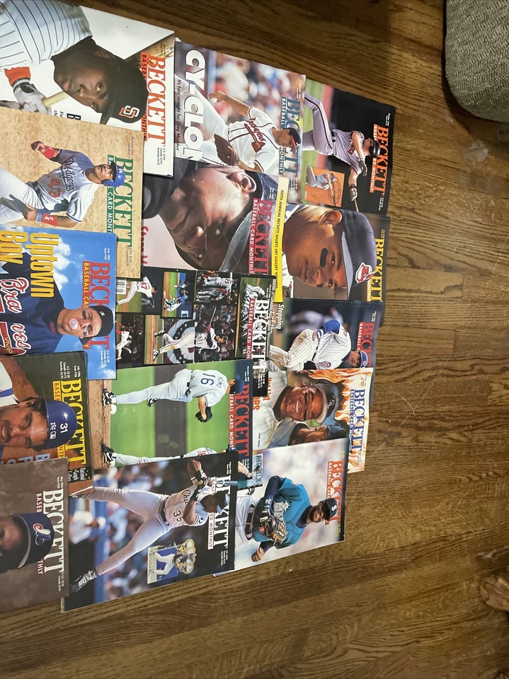Vintage Lot Of 1993-96 Beckett Baseball Card Monthly MLB Ryan Bonds Griffey Jr. - Image 2 of 4