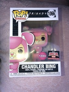 FUNKO POP! FRIENDS CHANDLER BING FLOCKED #1066 TARGET CON EXCLUSIVE - In Hand | eBay