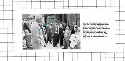 Lee Farm Patching Sussex Duke Of Norfolk - 1967 Clipping
