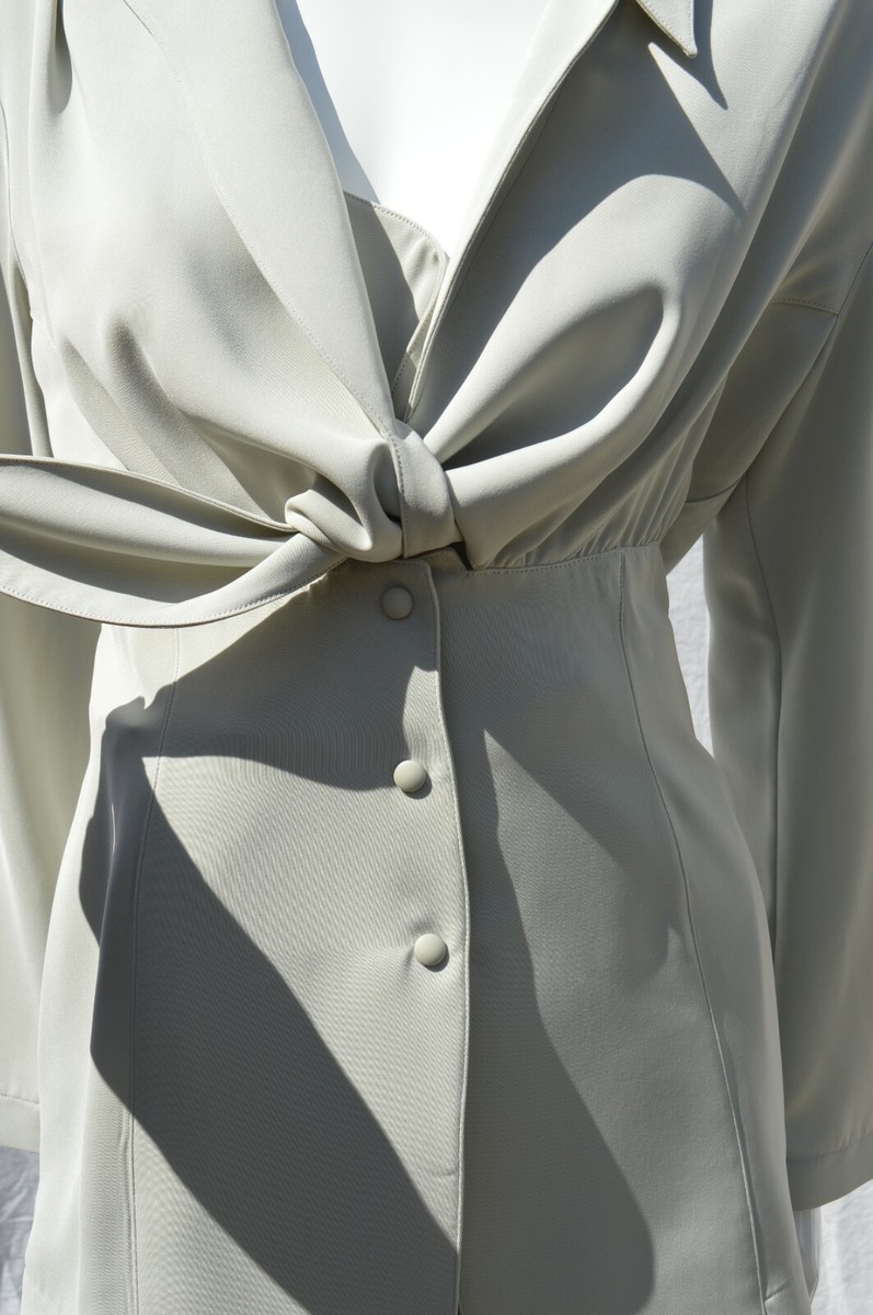 VTG 90s THIERRY MUGLER summer Suit wrap Skirt Blazer sexyy