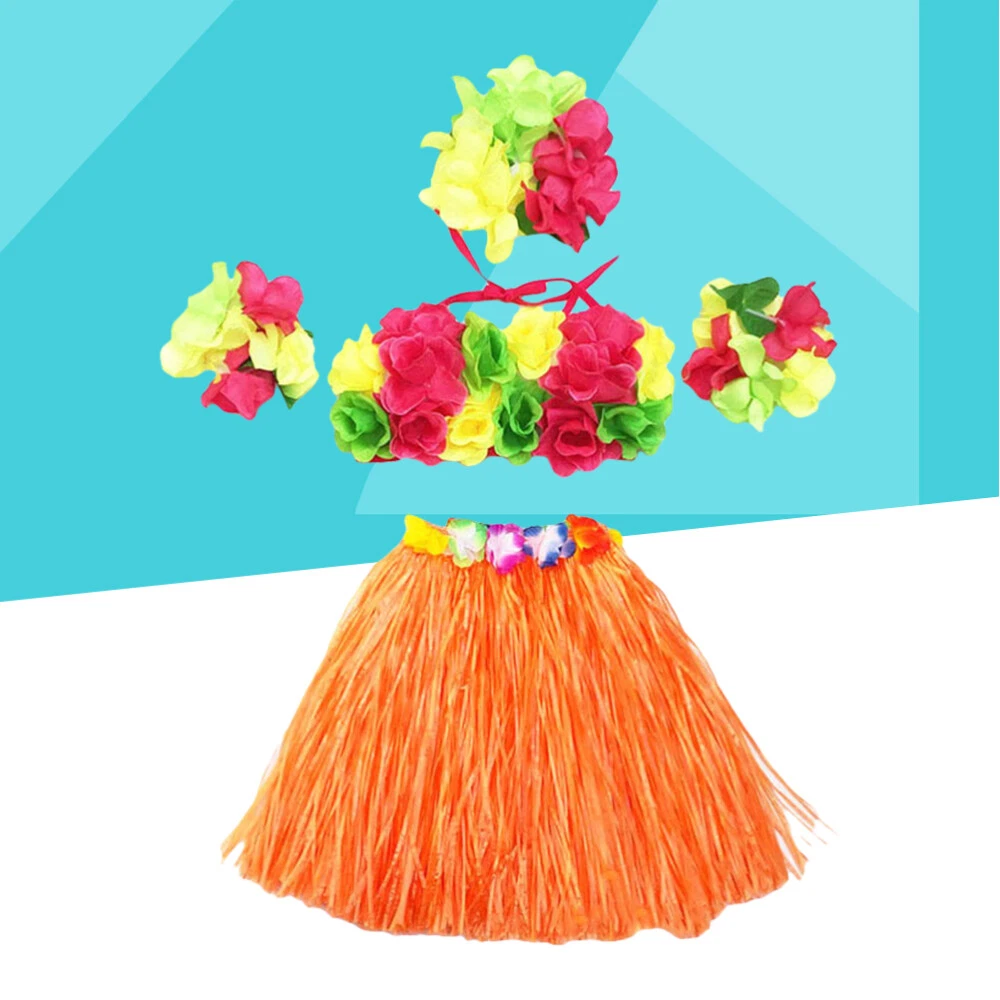 Metallic hula skirt cheap