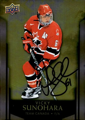 Vicky Sunohara - Signed 2023 Tim Horton's Collector's Series Card #78 - Canada